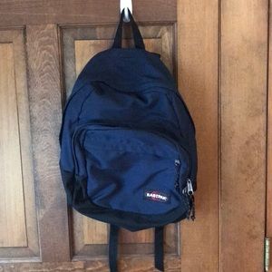 navy eastpak backpack